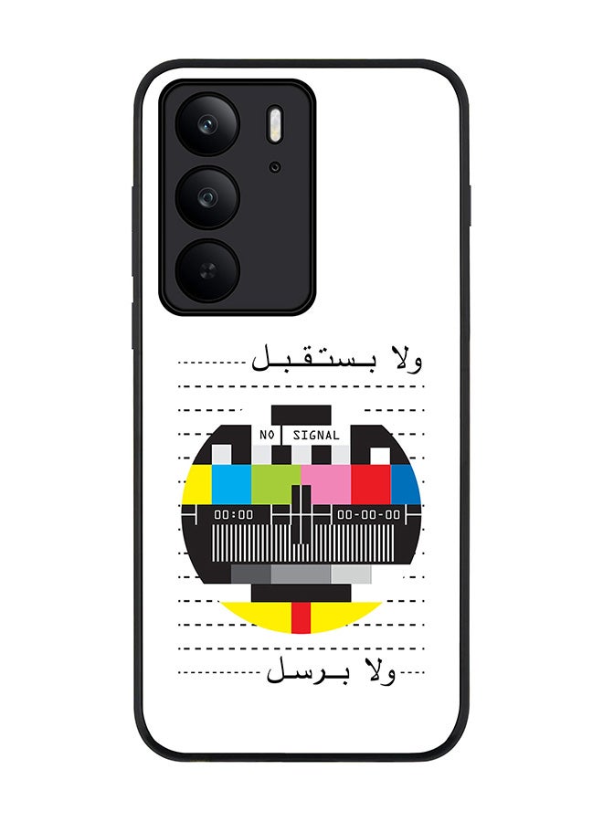 For Realme C75x / C75 4G Case,Slim fit Camera Protection, Shockproof Thin Phone cover  - No Signal Arabic